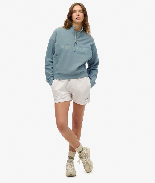 Superdry Active Tech Logo Relaxed Half Zip Sweatshirt