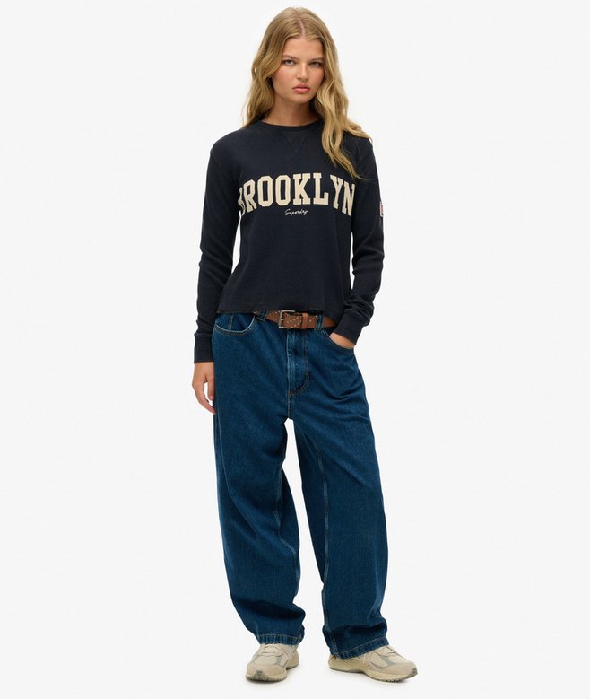 Superdry Athletic Essential Graphic Long Sleeve Top