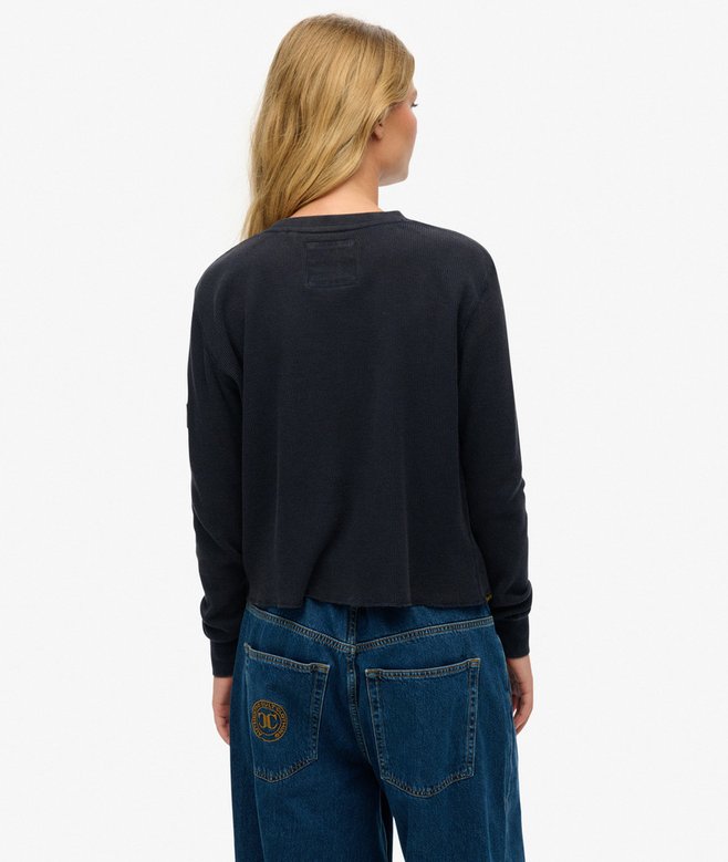 Superdry Athletic Essential Graphic Long Sleeve Top