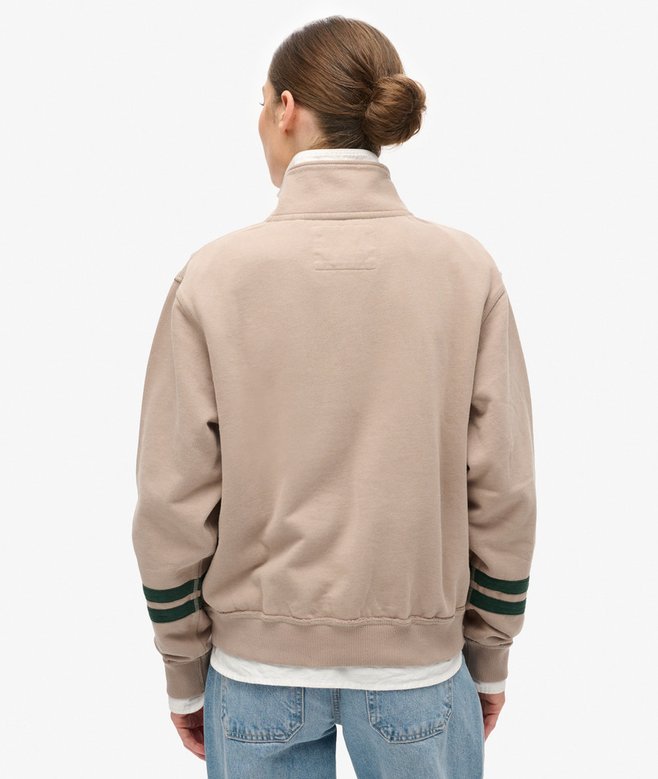 Superdry Athletic Essentials Applique Half Zip Sweatshirt