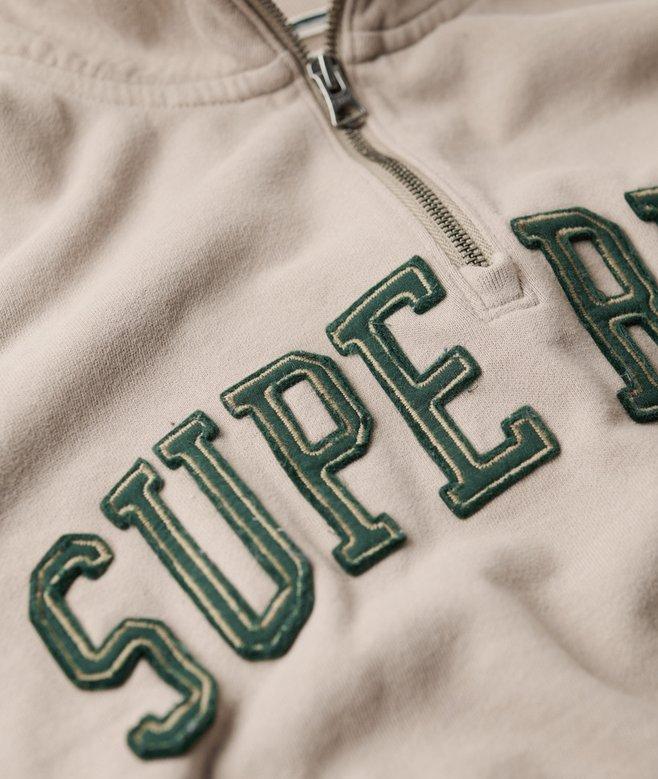 Superdry Athletic Essentials Applique Half Zip Sweatshirt