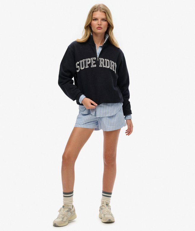 Superdry Athletic Essentials Applique Half Zip Sweatshirt