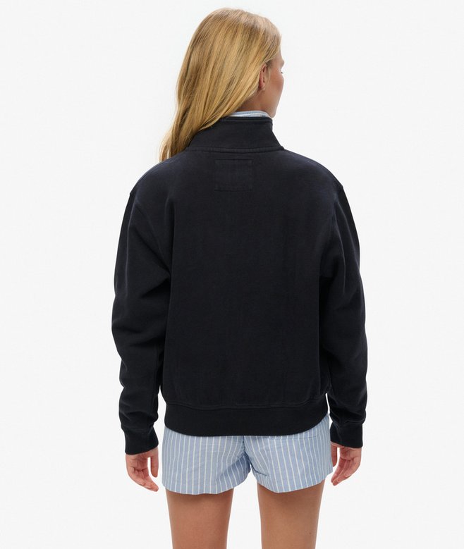 Superdry Athletic Essentials Applique Half Zip Sweatshirt