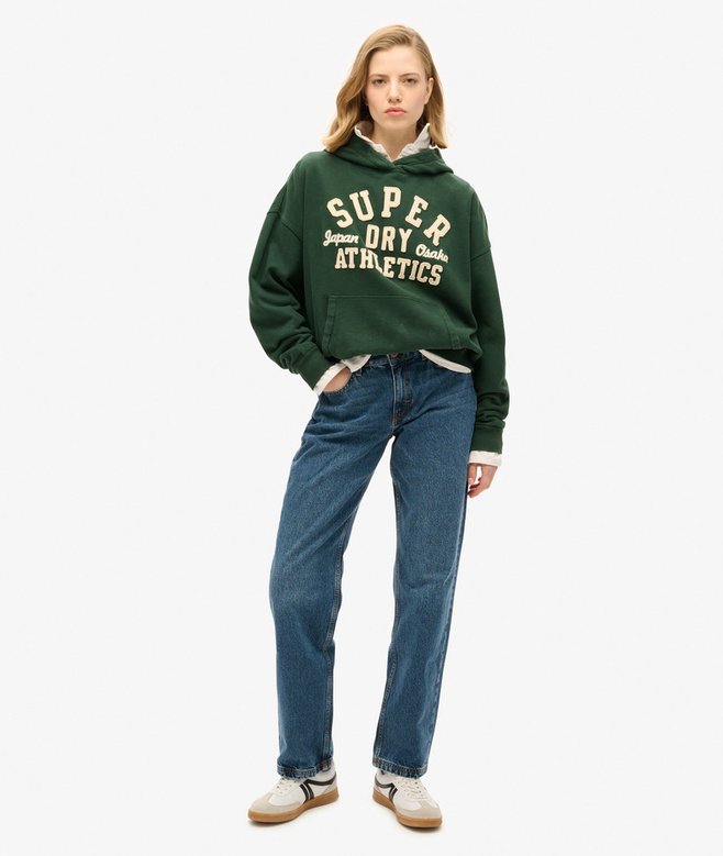 Superdry Athletic Essentials Applique Oversized Hoodie