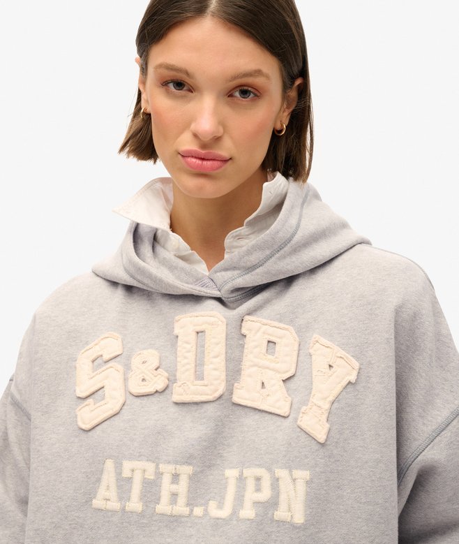 Superdry Athletic Essentials Applique Oversized Hoodie