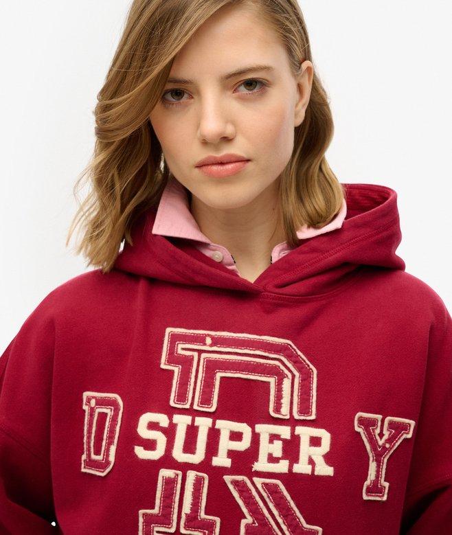 Superdry Athletic Essentials Applique Relaxed Hoodie