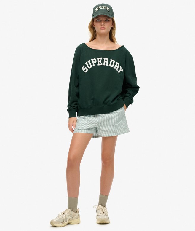 Superdry Athletic Essentials Bardot Crew Sweatshirt