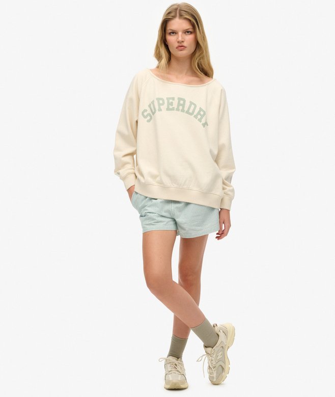 Superdry Athletic Essentials Bardot Crew Sweatshirt