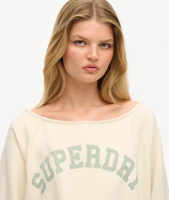 Superdry Athletic Essentials Bardot Crew Sweatshirt