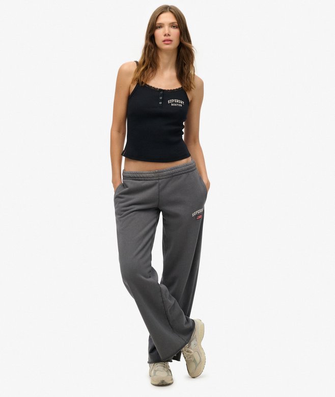 Superdry Athletic Essentials Embroidered Button Cami Top