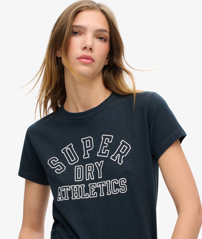 Superdry Athletic Essentials Graphic Fitted T-Shirt