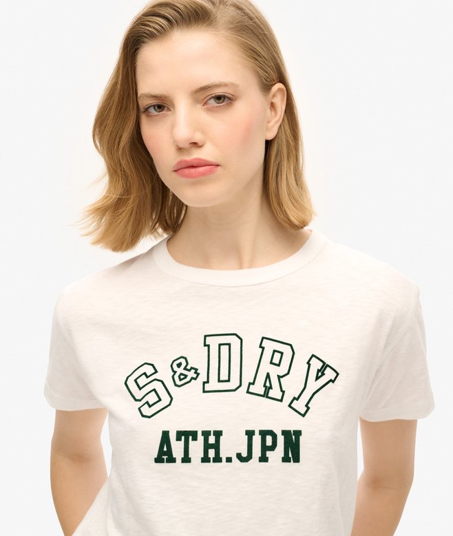 Superdry Athletic Essentials Graphic Fitted T-Shirt