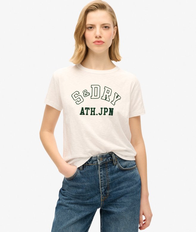 superdry Athletic Essentials Graphic Fitted T-Shirt