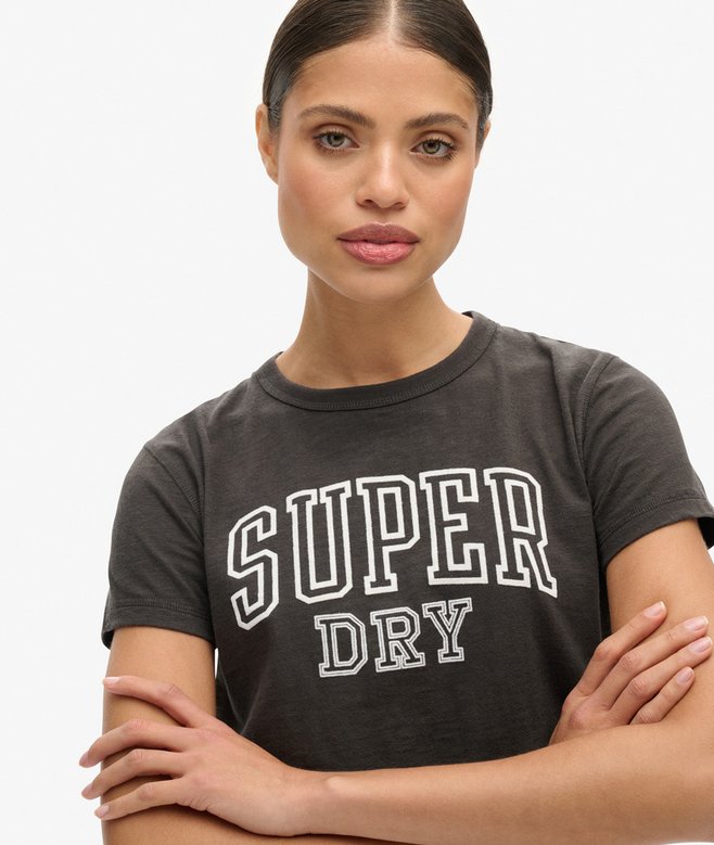 Superdry Athletic Essentials Graphic Fitted T-Shirt