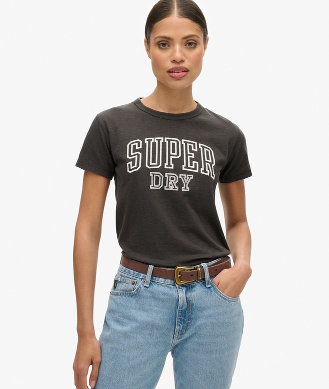 superdry Athletic Essentials Graphic Fitted T-Shirt