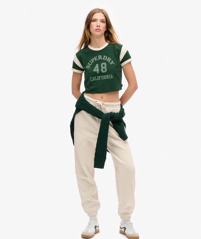 Superdry Athletic Essentials Graphic Ringer T-Shirt