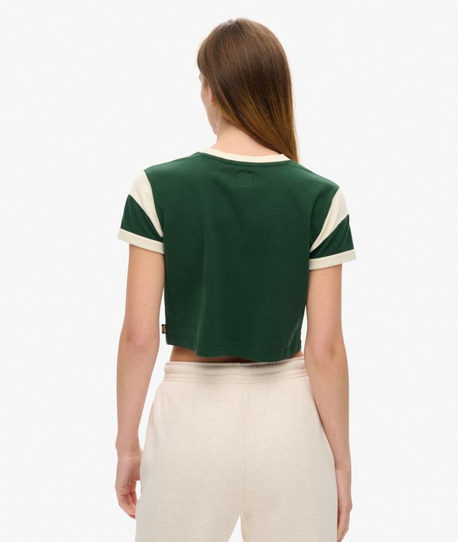 Superdry Athletic Essentials Graphic Ringer T-Shirt