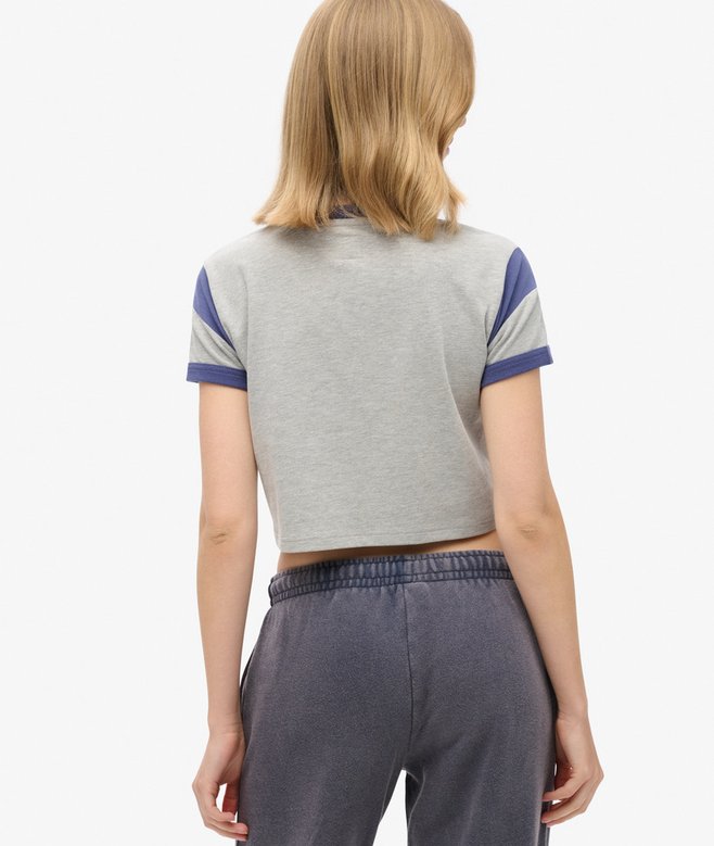 Superdry Athletic Essentials Graphic Ringer T-Shirt