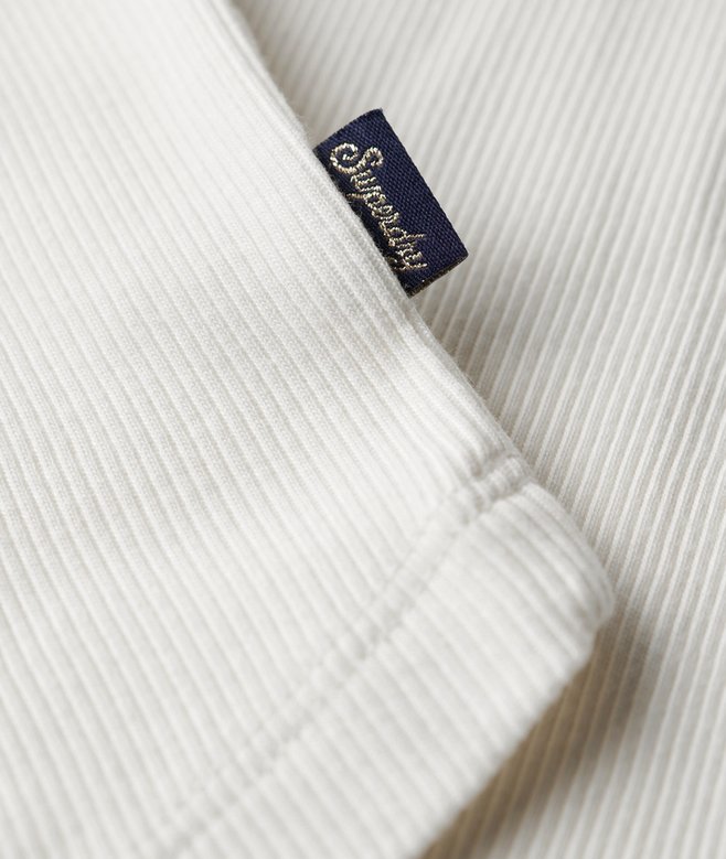 Superdry Athletic Essentials Lace Trim Cropped Cami Top