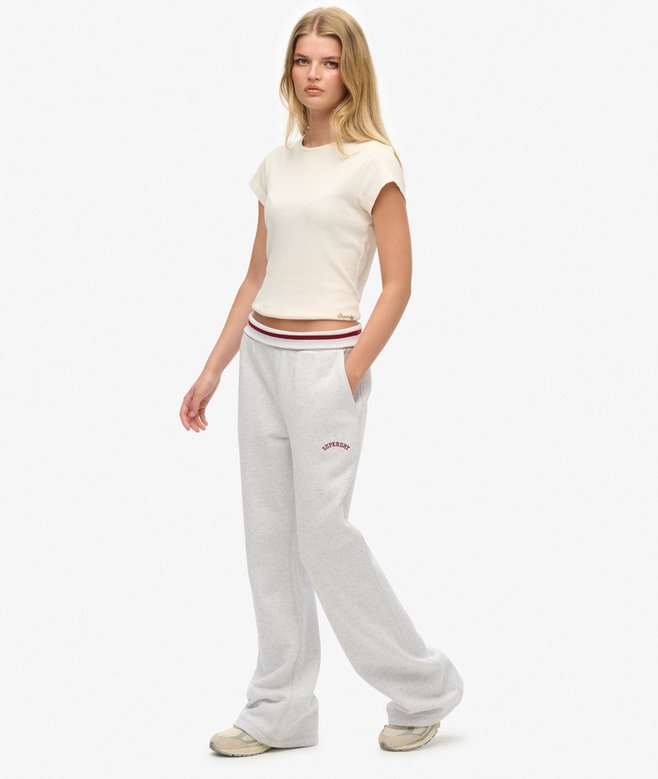 Superdry Athletic Essentials Logo Low Rise Flare Jogger