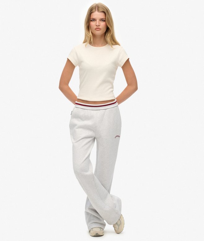 superdry Athletic Essentials Logo Low Rise Flare Jogger