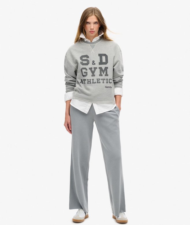 Superdry Athletic Essentials Loose Crop Crew Sweatshirt