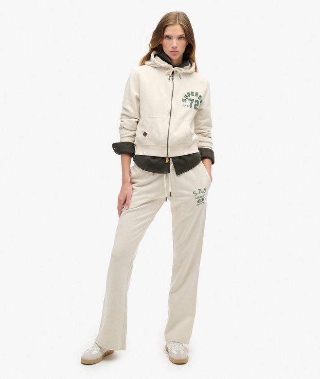 superdry Athletic Essentials Low Rise Flare Joggers