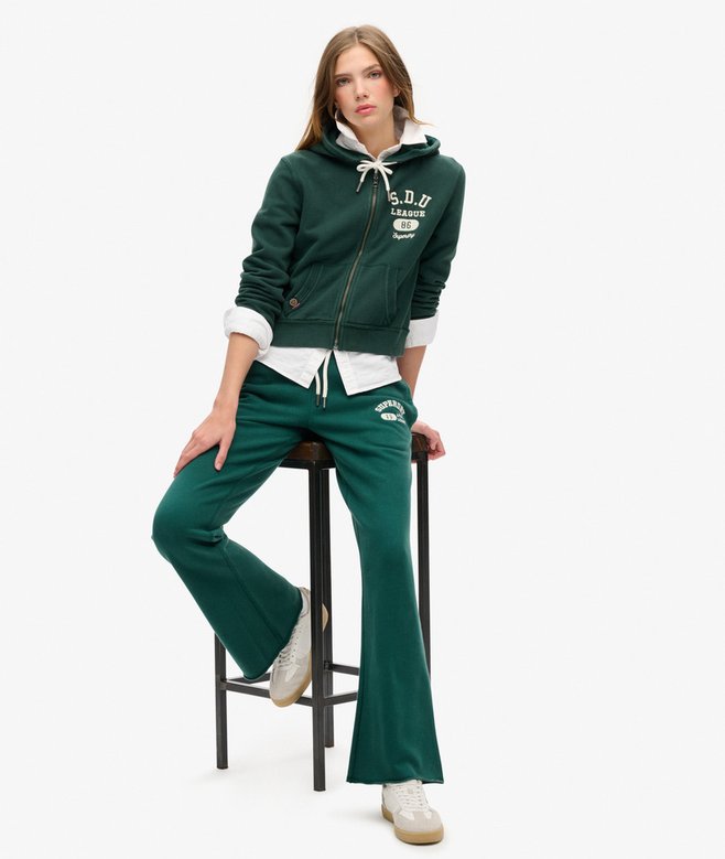 Superdry Athletic Essentials Low Rise Flare Joggers