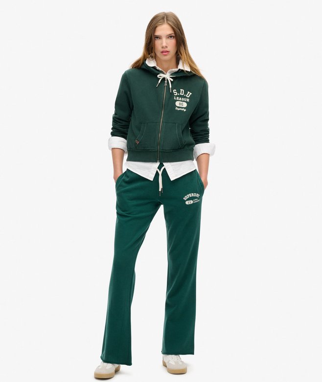 superdry Athletic Essentials Low Rise Flare Joggers