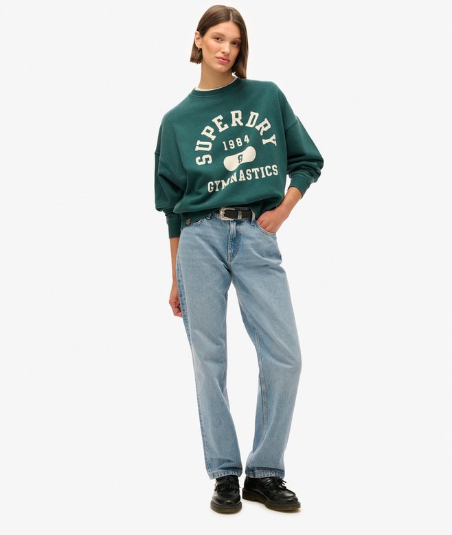 Superdry Athletic Essentials Oversized Printed Sweatshirt