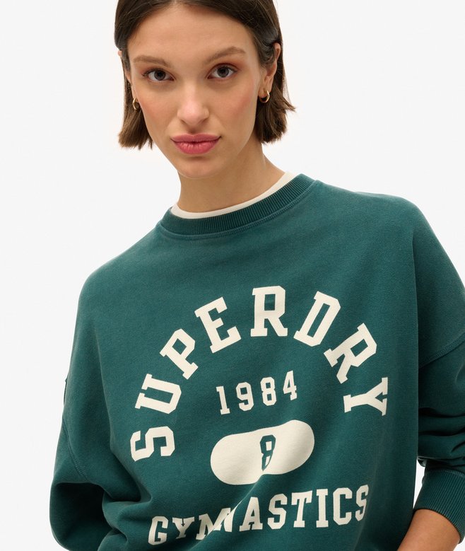 Superdry Athletic Essentials Oversized Printed Sweatshirt