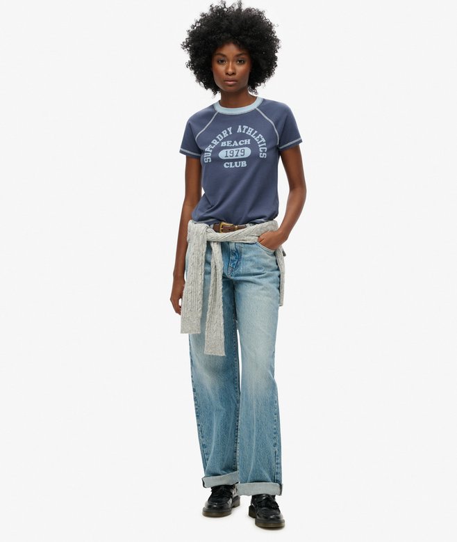 Superdry Athletic Essentials Raglan Graphic T-Shirt