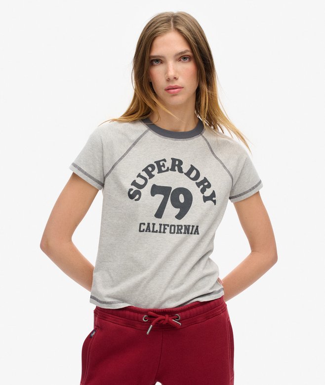superdry Athletic Essentials Raglan Graphic T-Shirt