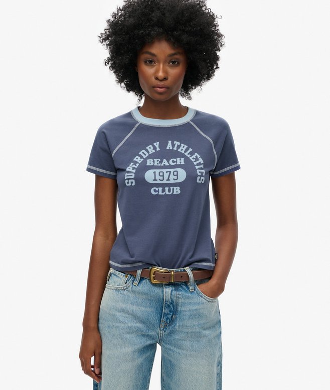 superdry Athletic Essentials Raglan Graphic T-Shirt