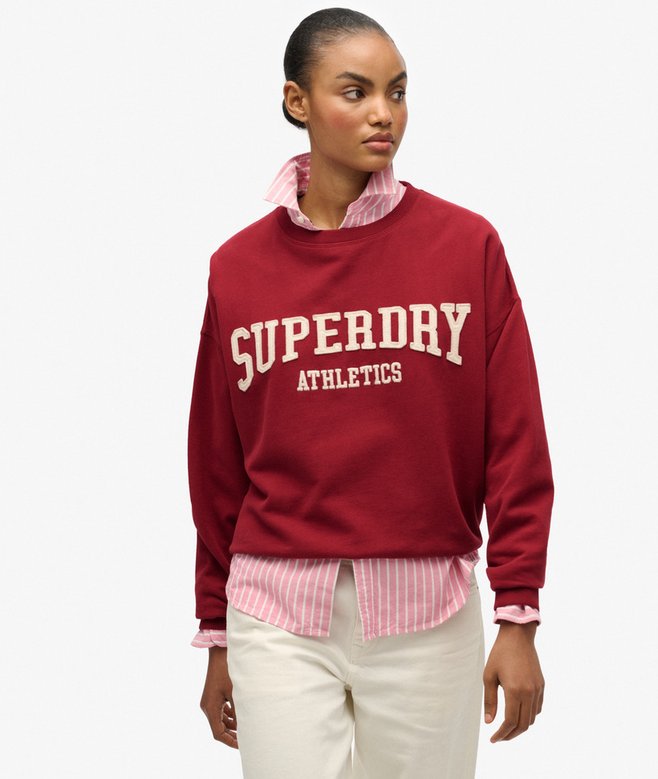 Superdry Athletic Essentials Relaxed Applique Sweatshirt