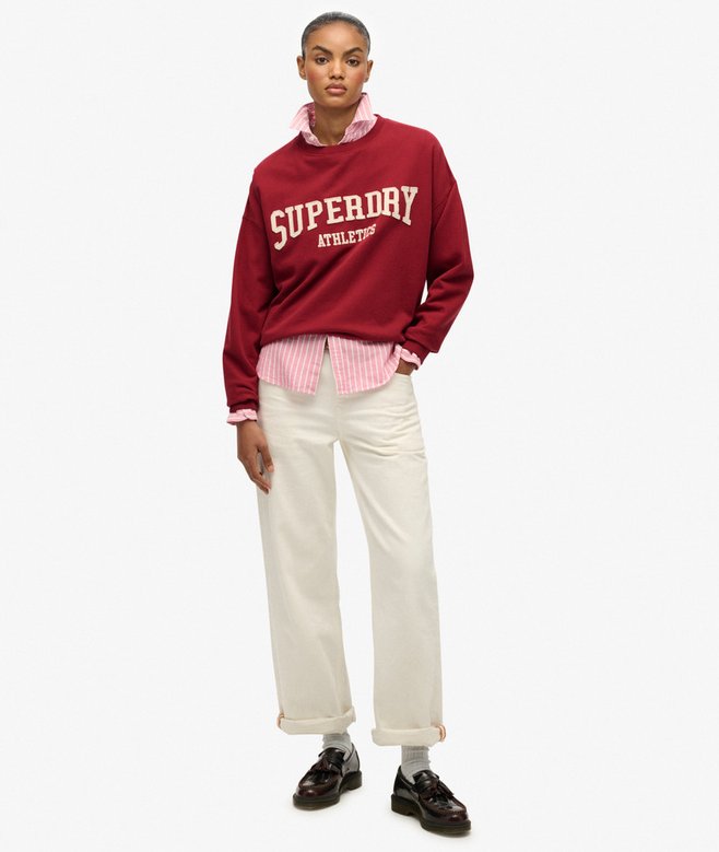 Superdry Athletic Essentials Relaxed Applique Sweatshirt