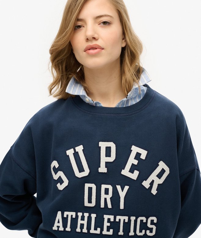 Superdry Athletic Essentials Relaxed Applique Sweatshirt