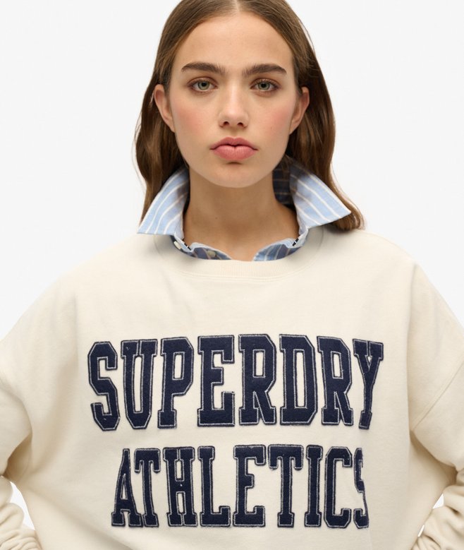 Superdry Athletic Essentials Relaxed Applique Sweatshirt