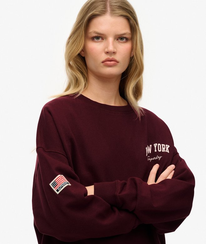 Superdry Athletic Essentials Relaxed Crew Sweatshirt