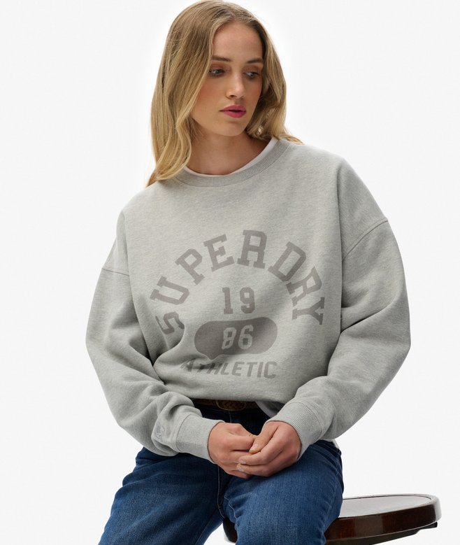 Superdry Athletic Essentials Relaxed Crew Sweatshirt