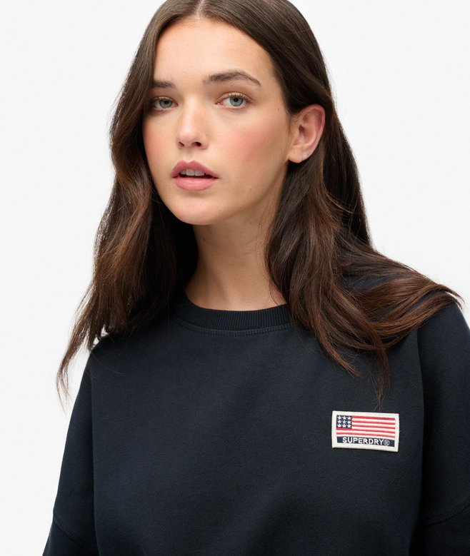 Superdry Athletic Essentials Relaxed Crew Sweatshirt