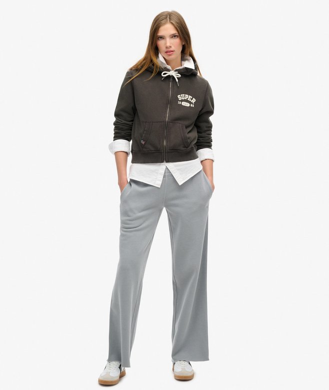 Superdry Athletic Essentials Relaxed Crop Zip-hoodie