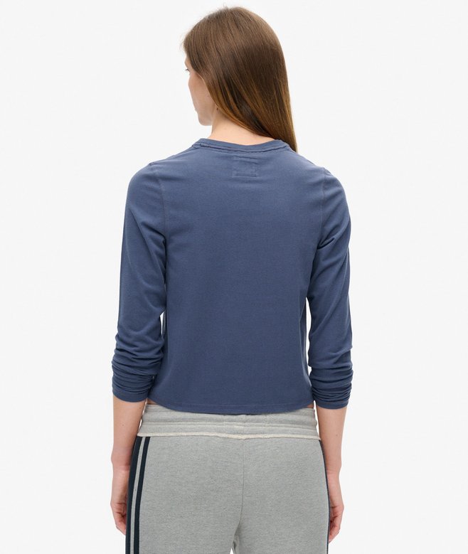 Superdry Athletic Essentials Ringer Slim Long Sleeved Top
