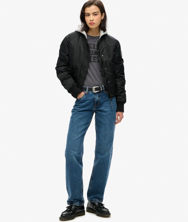 Superdry Athletic Essentials Ringer Slim Long Sleeved Top