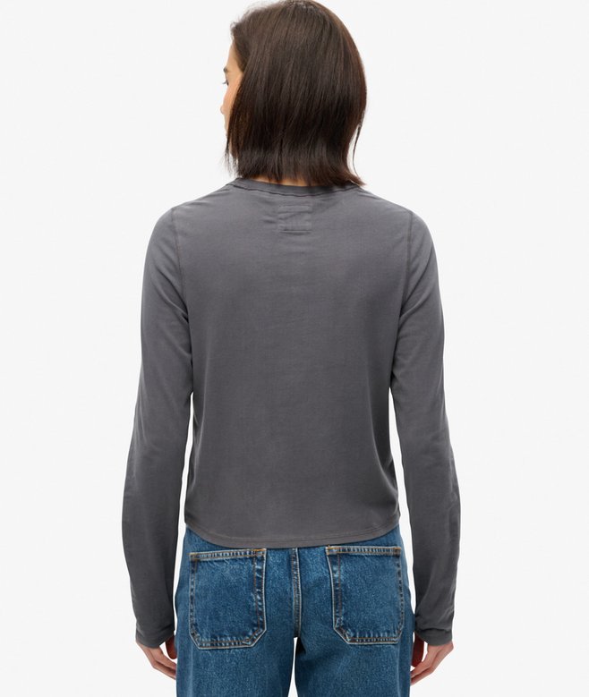 Superdry Athletic Essentials Ringer Slim Long Sleeved Top