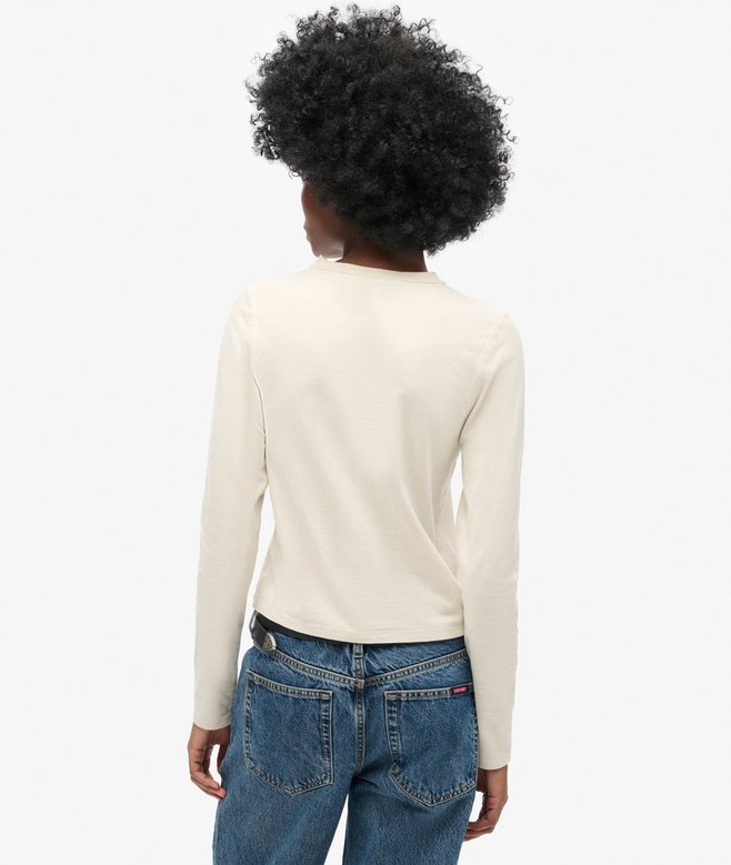 Superdry Athletic Essentials Ringer Slim Long Sleeved Top