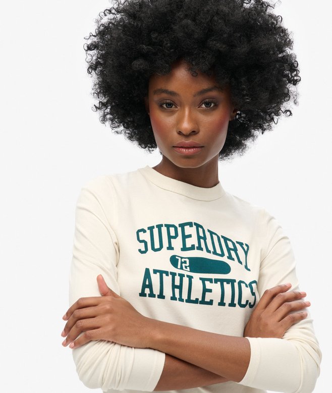Superdry Athletic Essentials Ringer Slim Long Sleeved Top