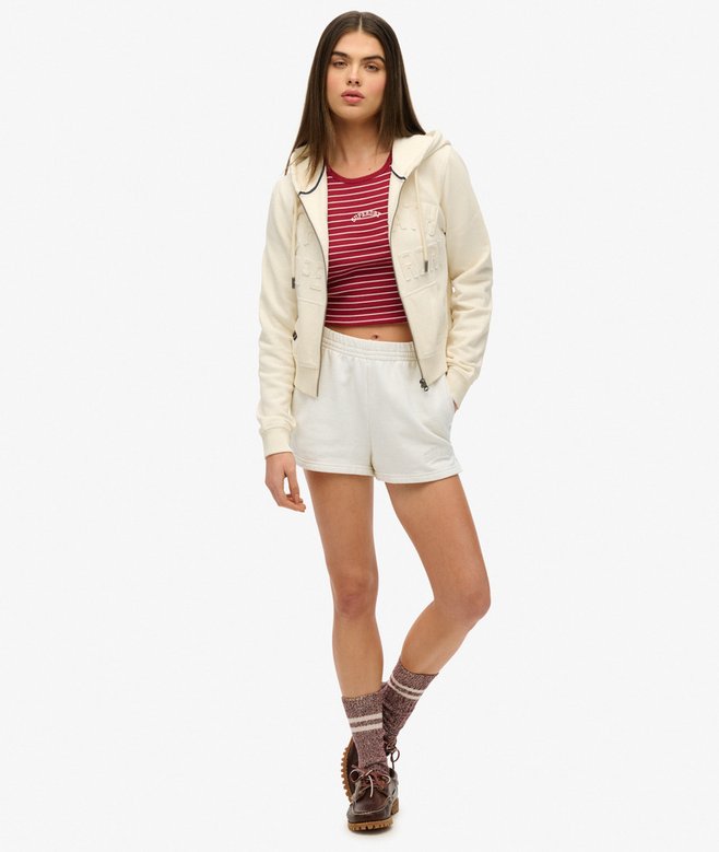 superdry Athletic Essentials Tonal Embroidered Shorts