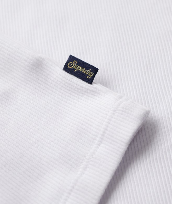 Superdry Athletic Essentials Vintage Lace Trim Vest Top