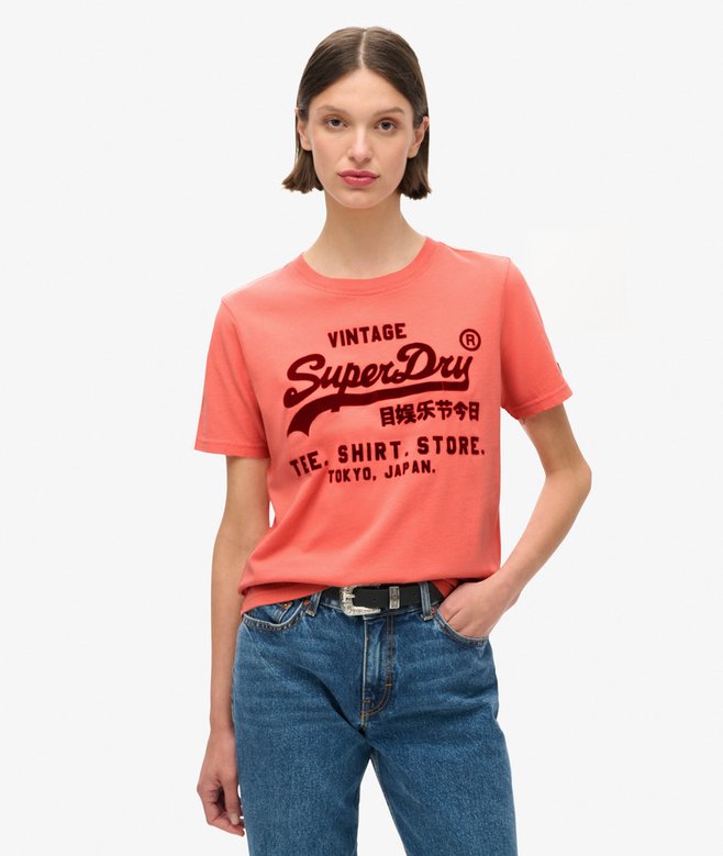 superdry Classic Vintage Logo Graphic Relaxed T-Shirt